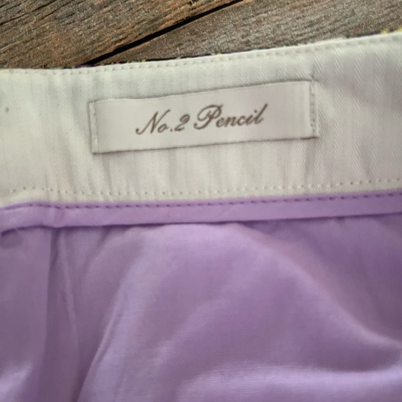 J. Crew No. 2 Pencil Skirt Paisley Print Size 6 - Picture 10 of 14